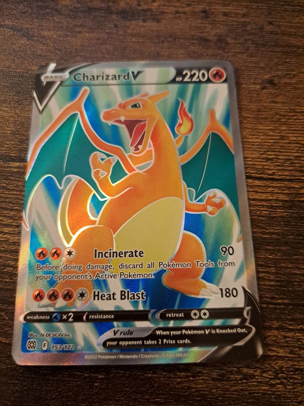 Charizard V Full Art! Pokemon Brilliant Stars - 2022